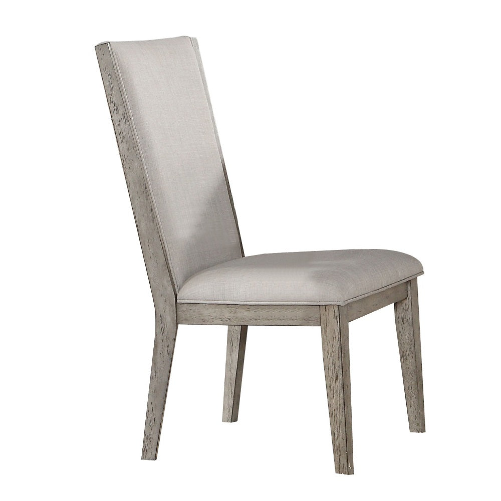 ACME Rocky Side Chair Set of 2 – angle view – Lusso Furniture Miami