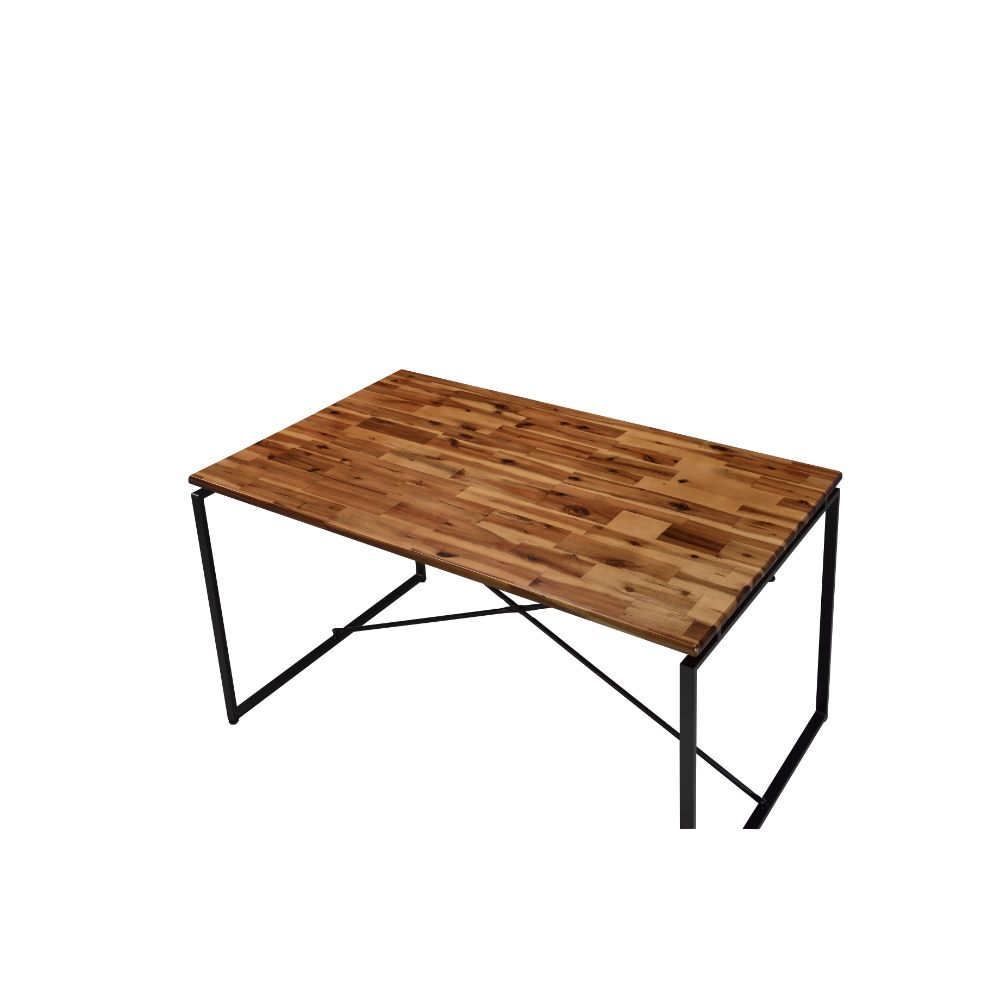 ACME Jurgen Dining Table – side view – Lusso Furniture Miami