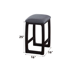 ACME Razo Counter Height Stool – angle view – Lusso Furniture Miami