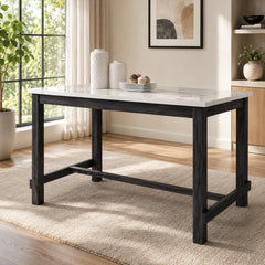 ACME Yelena Counter Height Table – top view – Lusso Furniture Miami