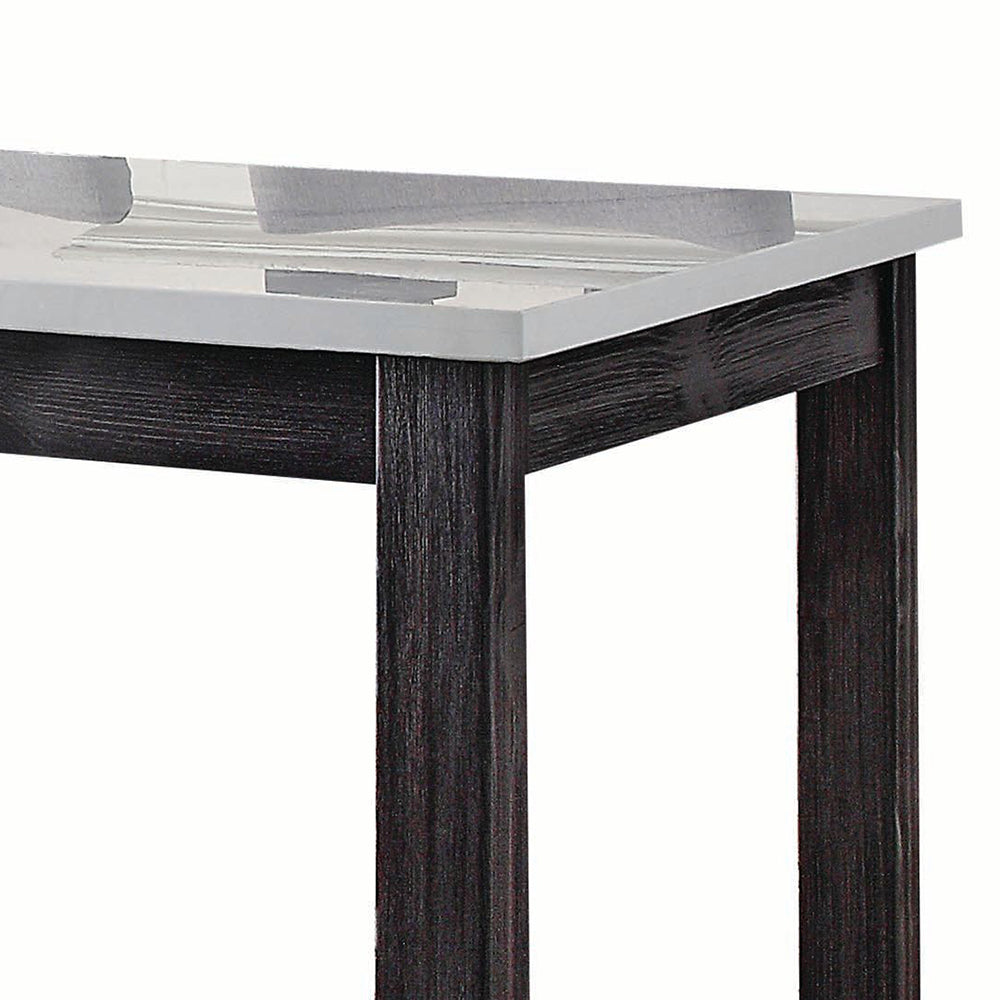 ACME Yelena Counter Height Table – angle view – Lusso Furniture Miami