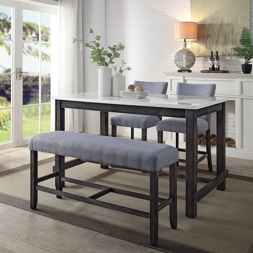 ACME Yelena Counter Height Table – room setting – Lusso Furniture Miami