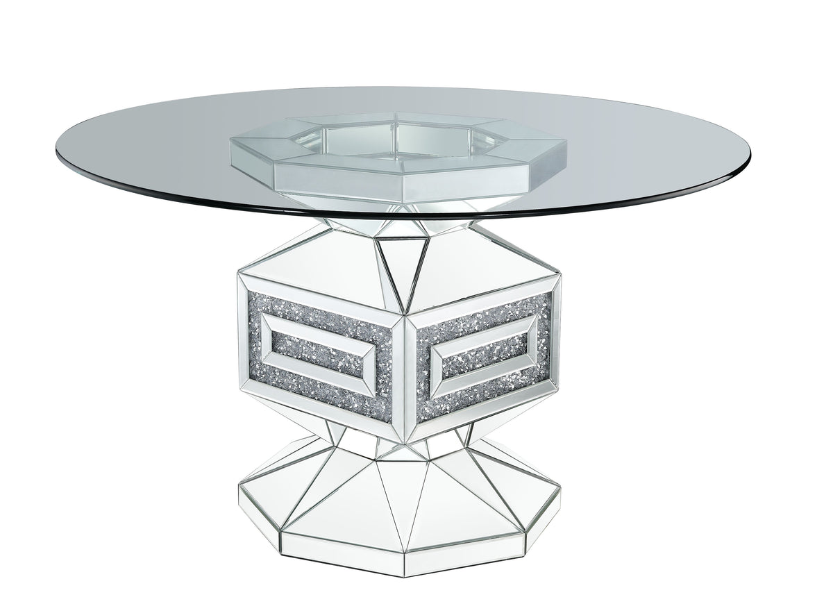 ACME Noralie Dining Table – front view – Lusso Furniture Miami