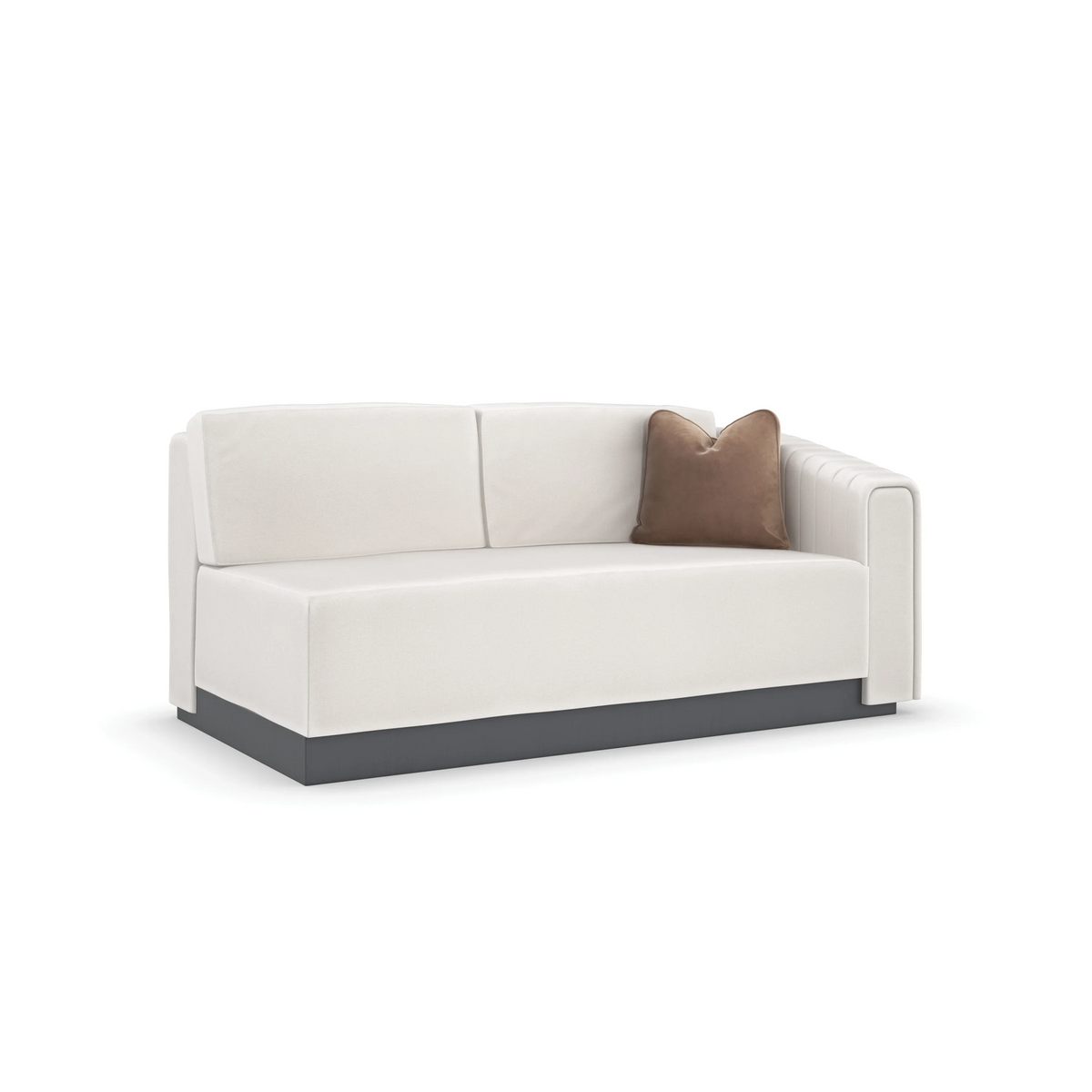 Caracole La Moda Loveseat – top view – Lusso Furniture Miami