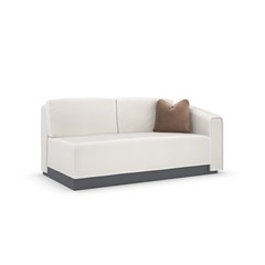Caracole La Moda Loveseat – top view – Lusso Furniture Miami
