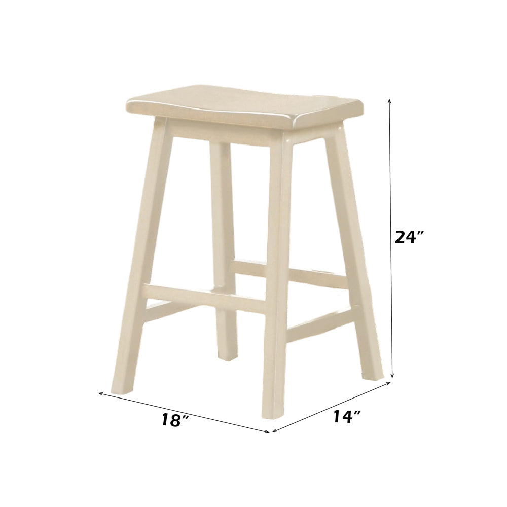 ACME Nyssa 3 Piece Counter Height Set – angle view – Lusso Furniture Miami