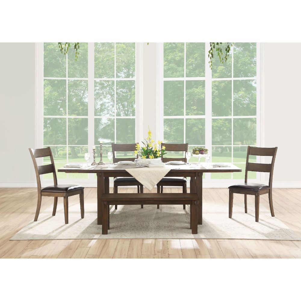 ACME Nabirye Dining Table – front view – Lusso Furniture Miami