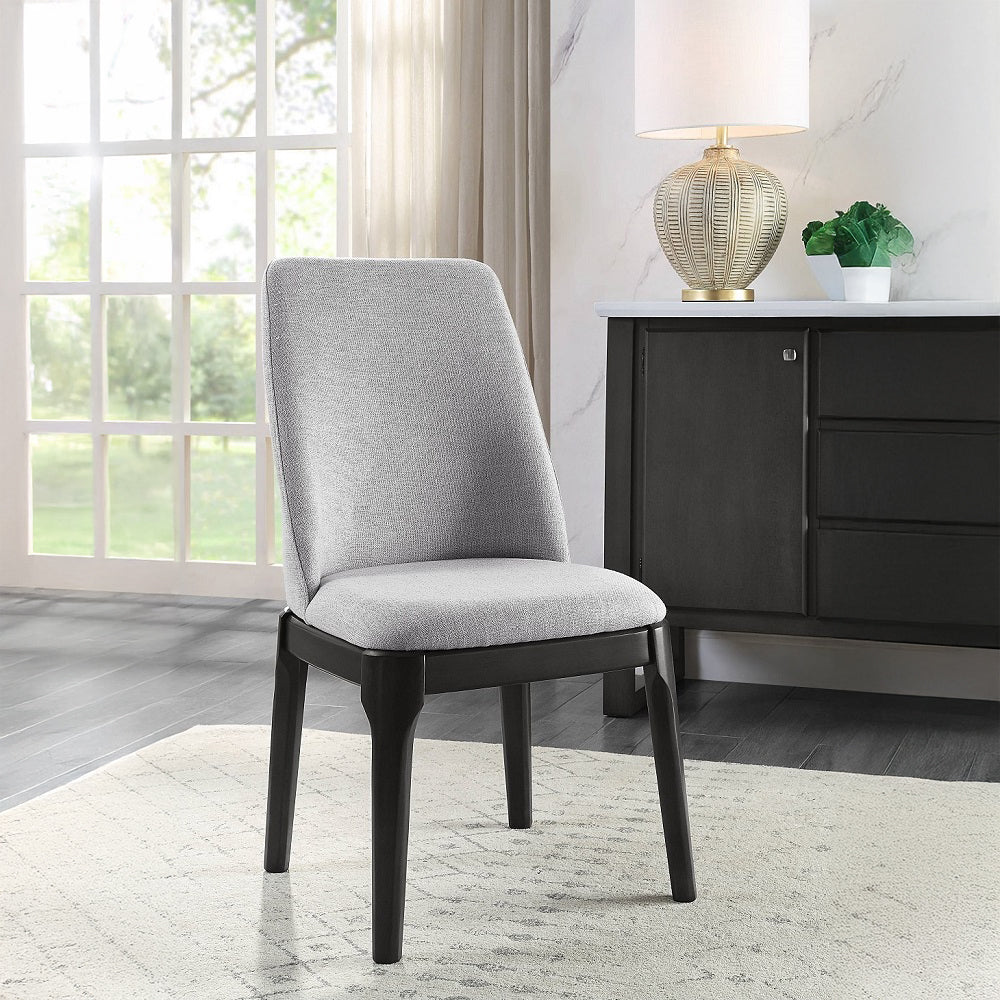 ACME Madan Side Chair Set of 2 – front view – Lusso Furniture Miami