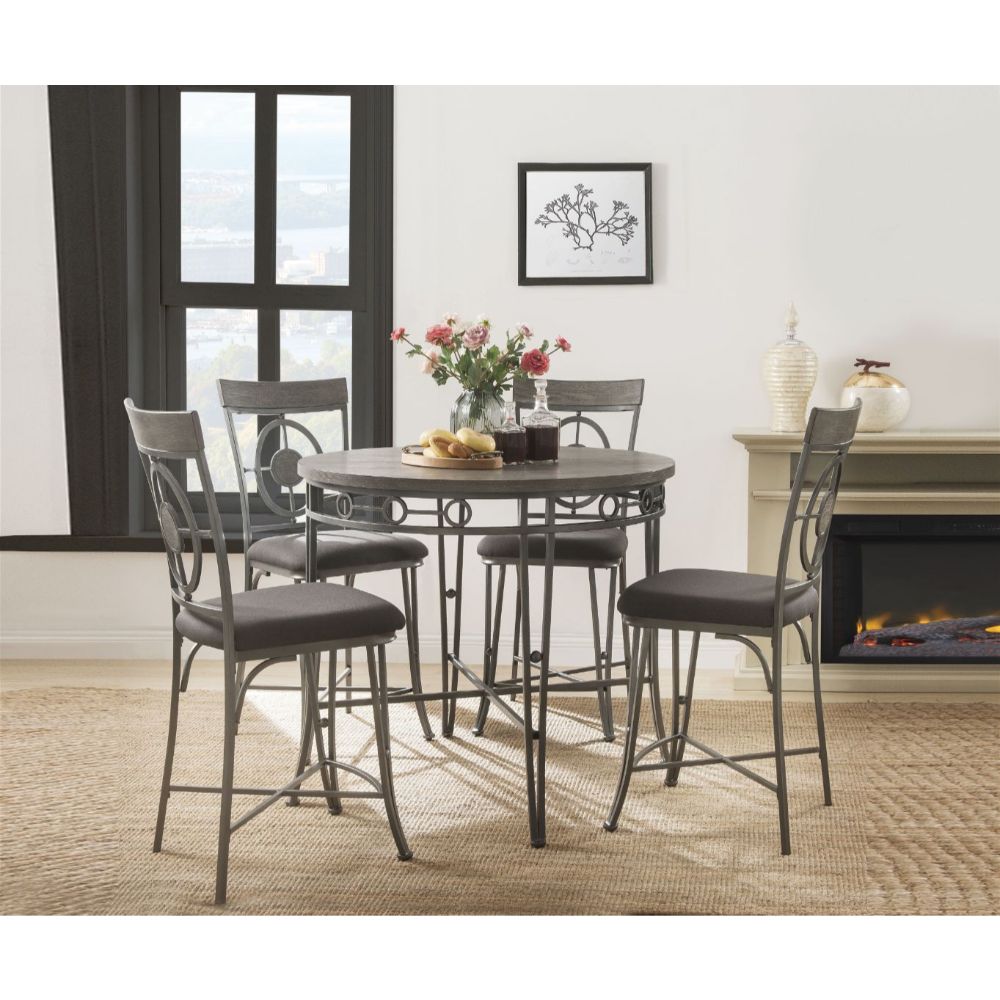 ACME Landis Counter Height Table – front view – Lusso Furniture Miami