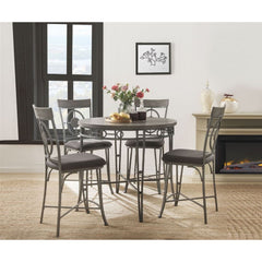 ACME Landis Counter Height Table – angle view – Lusso Furniture Miami