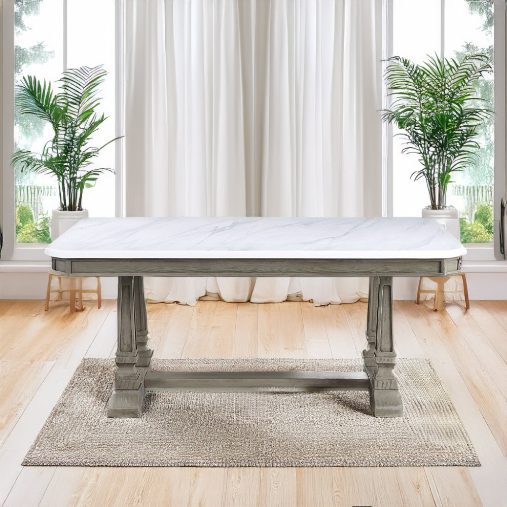 ACME Zumala Dining Table – room setting – Lusso Furniture Miami
