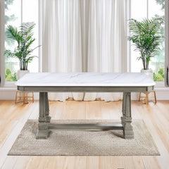 ACME Zumala Dining Table – room setting – Lusso Furniture Miami