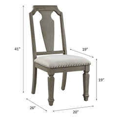 ACME Zumala Side Chair Set of 2 – back view – Lusso Furniture Miami