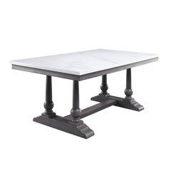 ACME Yabeina Dining Table – angle view – Lusso Furniture Miami