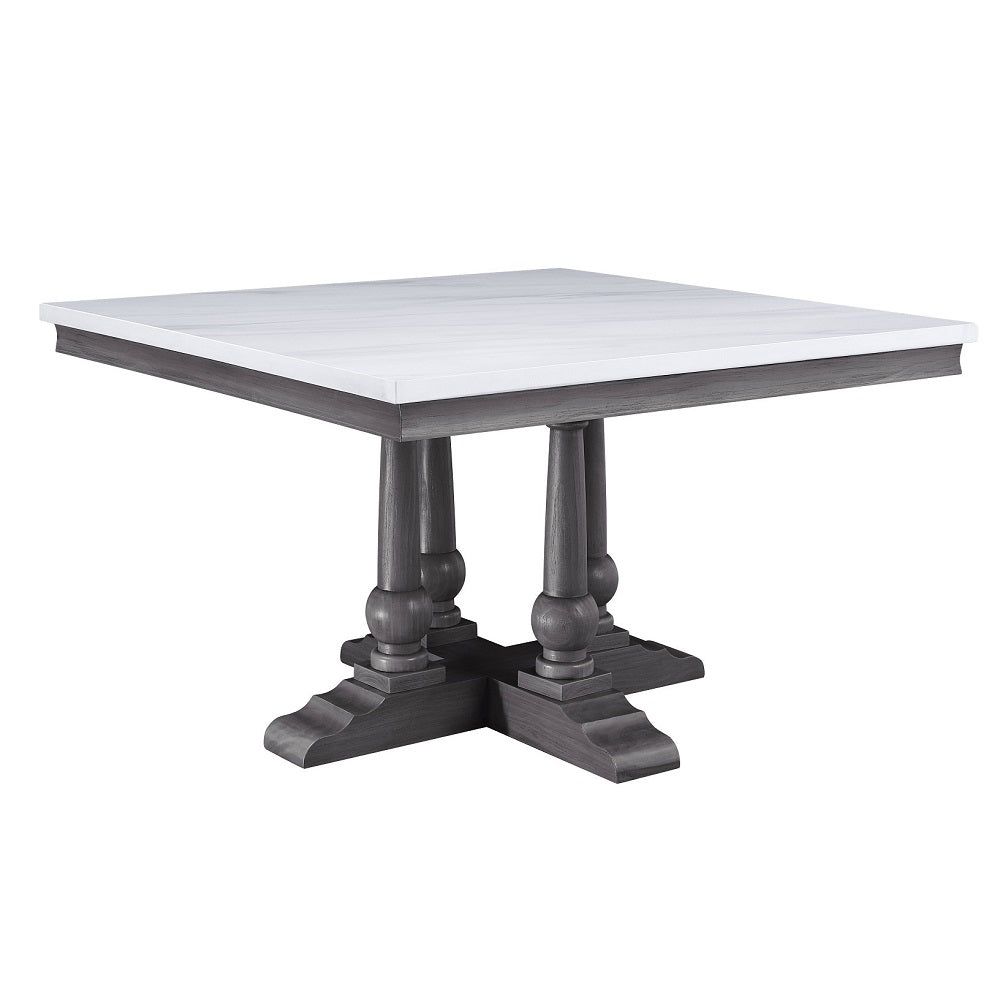 ACME Yabeina Square Dining Table – angle view – Lusso Furniture Miami