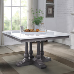 ACME Yabeina Square Dining Table – front view – Lusso Furniture Miami
