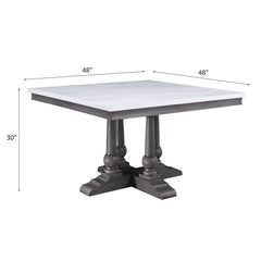 ACME Yabeina Square Dining Table – room setting – Lusso Furniture Miami