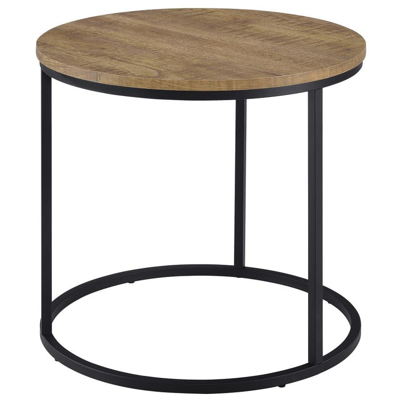 Lainey Round Occasional Side End Table Mango-zoom-