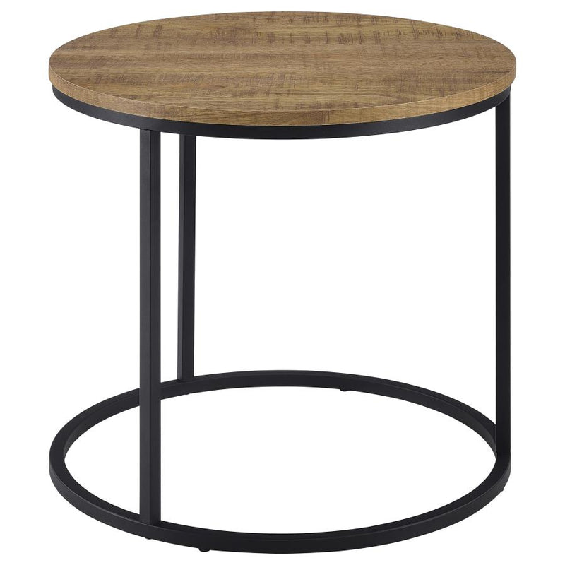 Lainey Round Occasional Side End Table Mango-zoom-