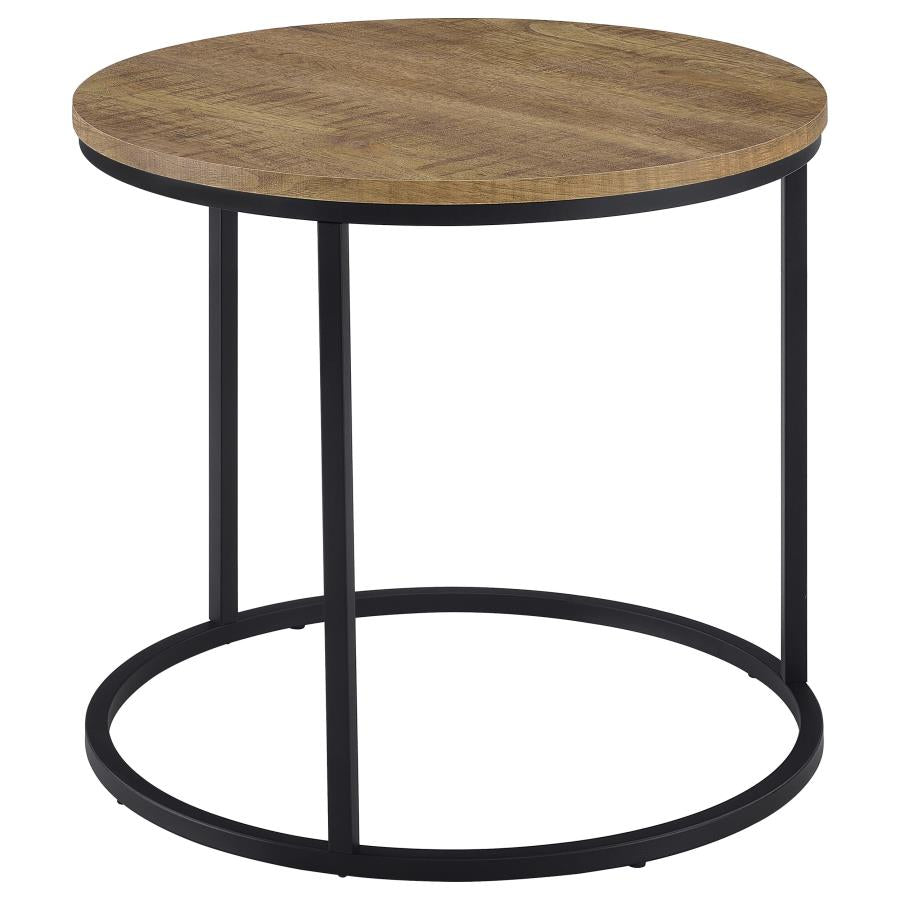 Lainey Round Occasional Side End Table Mango-zoom-6
