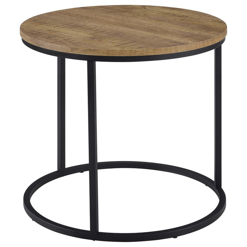 Lainey Round Occasional Side End Table Mango-zoom-