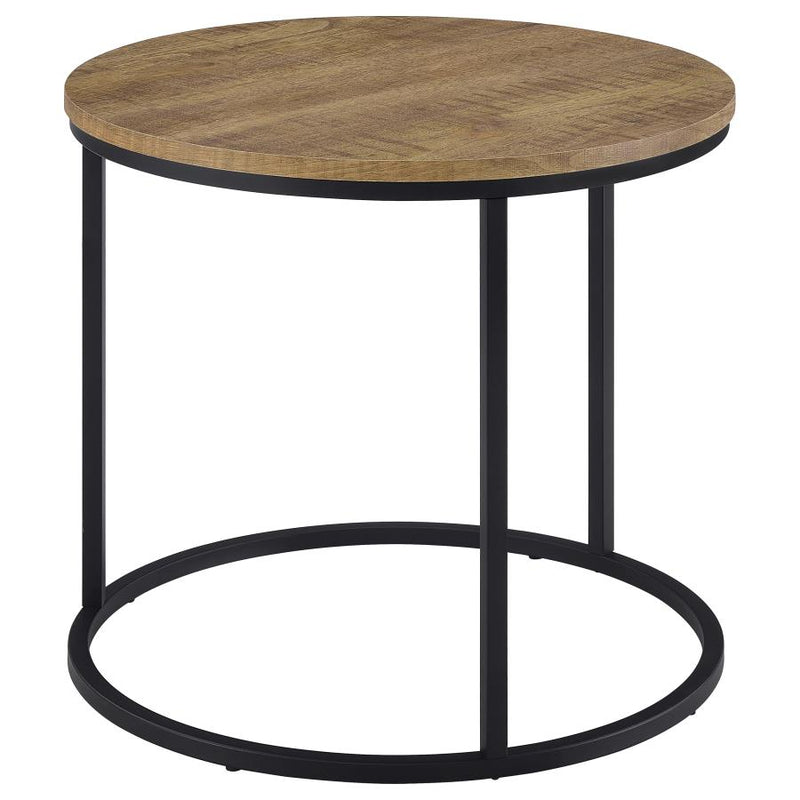 Lainey Round Occasional Side End Table Mango-zoom-