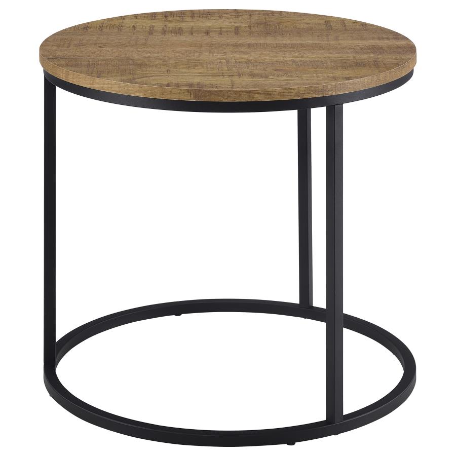 Lainey Round Occasional Side End Table Mango-zoom-8