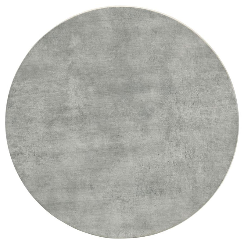 Hadi 3-piece Round SmartTop Coffee and End Table Set Cement-zoom-