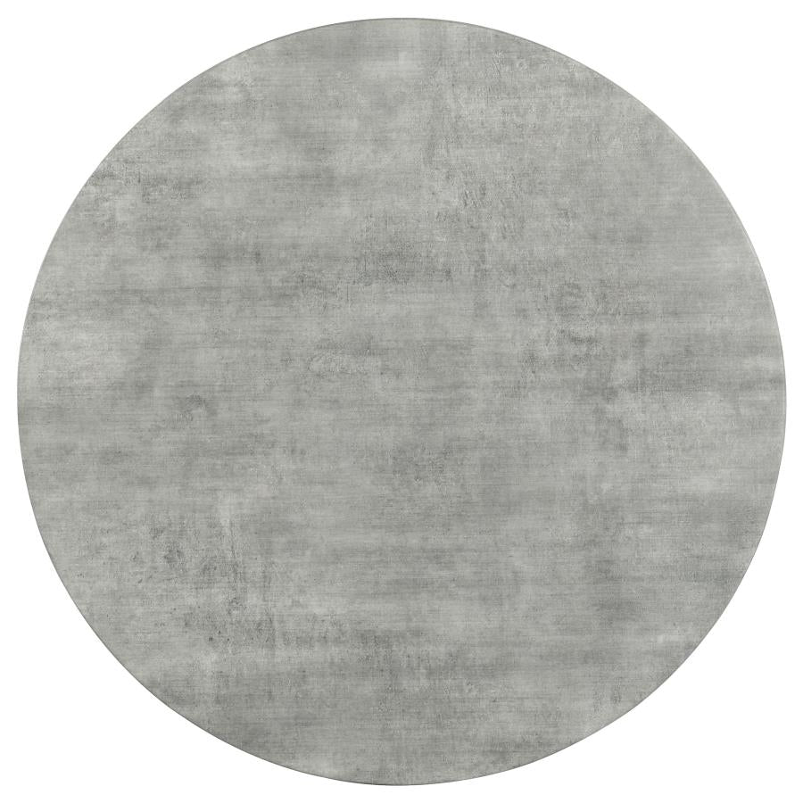 Hadi Round SmartTop Coffee Table Cement and Gunmetal-4