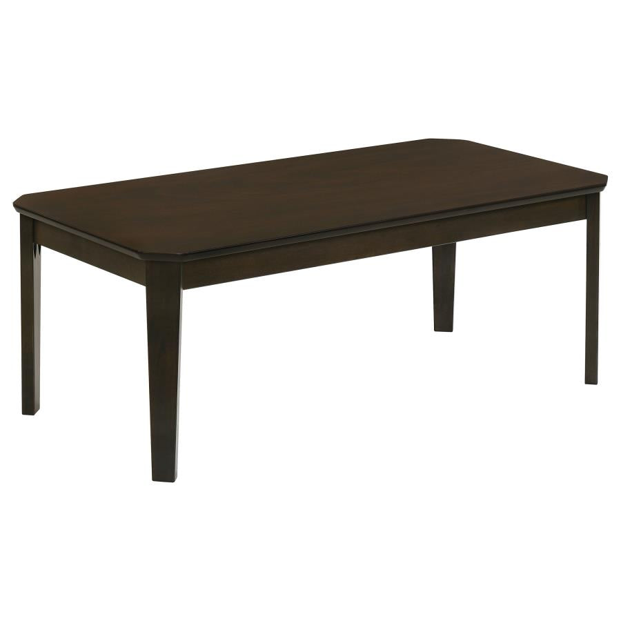 Amaro 3-piece Coffee and End Table Set Dark Brown-3