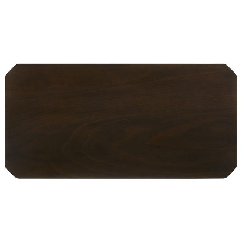 Amaro 3-piece Coffee and End Table Set Dark Brown-zoom-