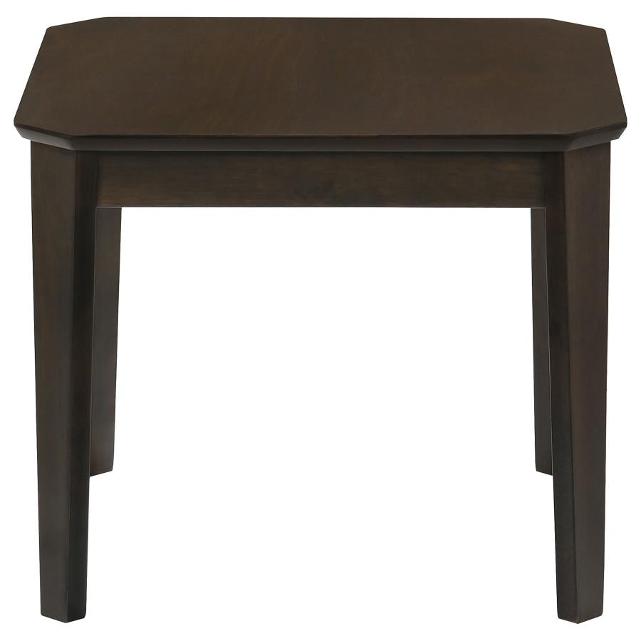 Amaro 3-piece Coffee and End Table Set Dark Brown-8