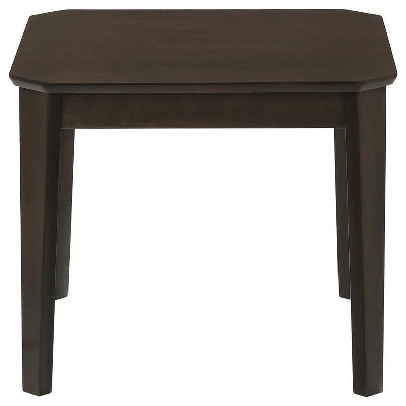 Amaro 3-piece Coffee and End Table Set Dark Brown-zoom-