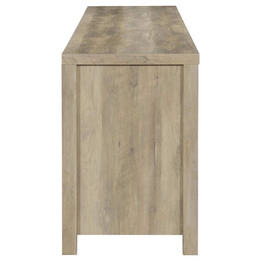 Madra 2-door Engineered Wood 79-inch TV Stand Distressed Pine-zoom-11