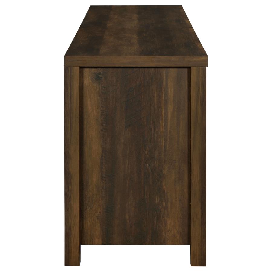 Madra 2-door Engineered Wood 79-inch TV Stand Dark Pine-11