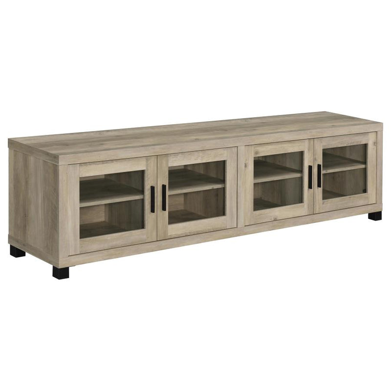 Sachin 3-piece 79-inch TV Entertainment Center Antique Pine-zoom-