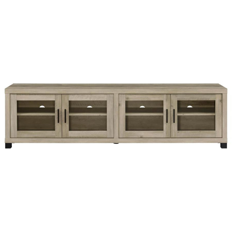 Sachin 3-piece 79-inch TV Entertainment Center Antique Pine-zoom-