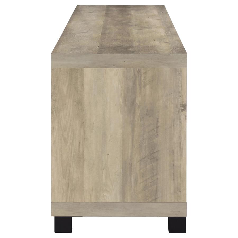 Sachin 3-piece 79-inch TV Entertainment Center Antique Pine-zoom-14