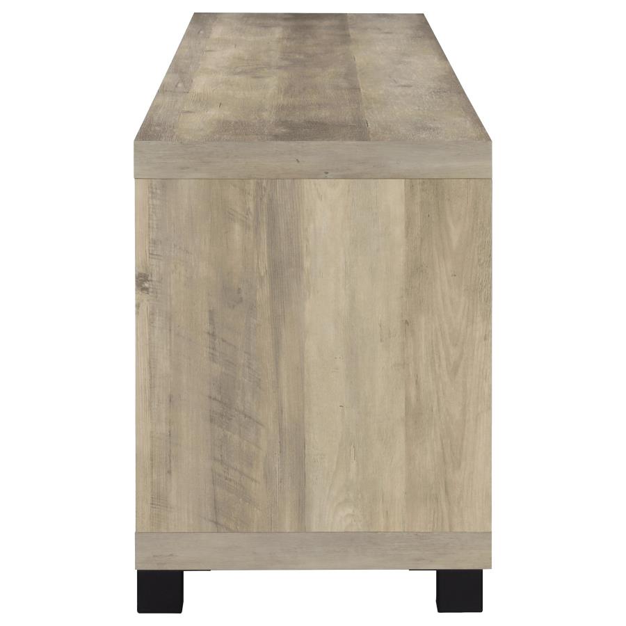 Sachin 3-piece 79-inch TV Entertainment Center Antique Pine-zoom-16