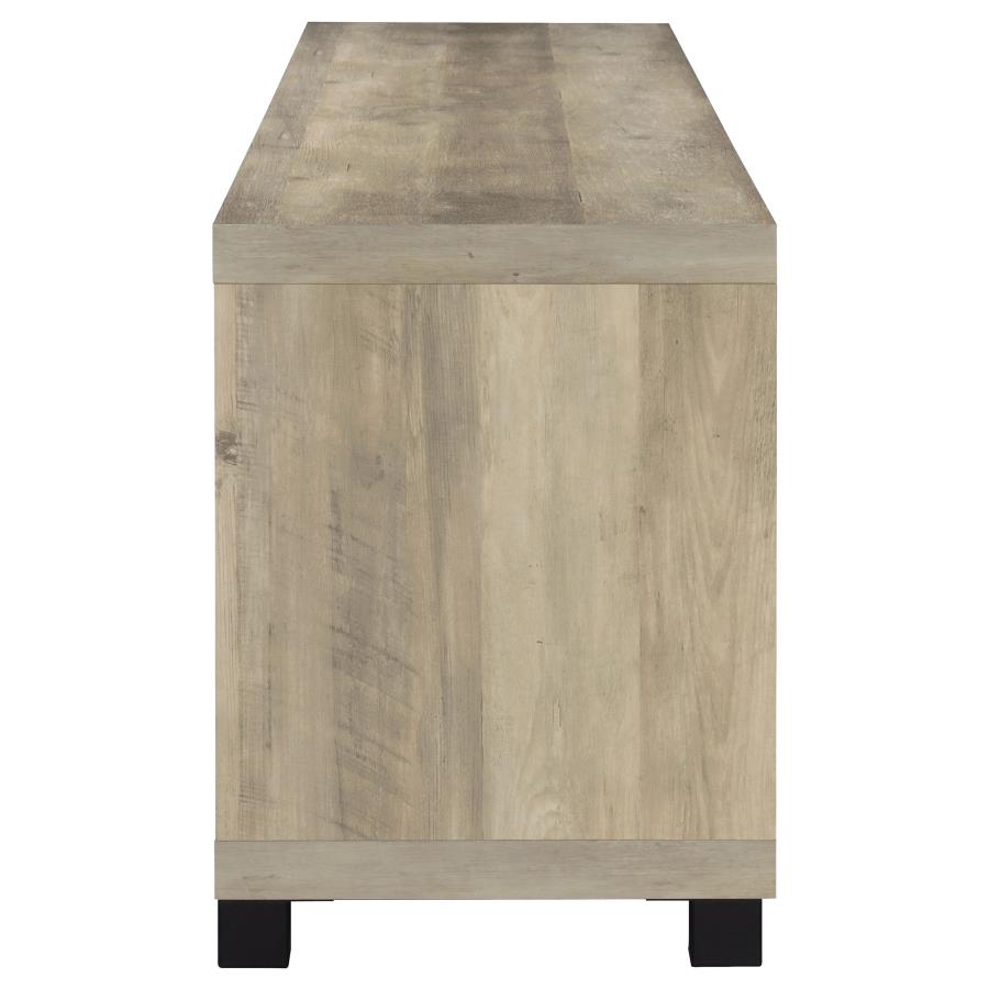 Sachin 4-door Engineered Wood 79-inch TV Stand Distressed Pine-zoom-9