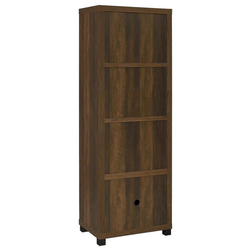 Sachin 3-piece 79-inch TV Entertainment Center Dark Pine-zoom-