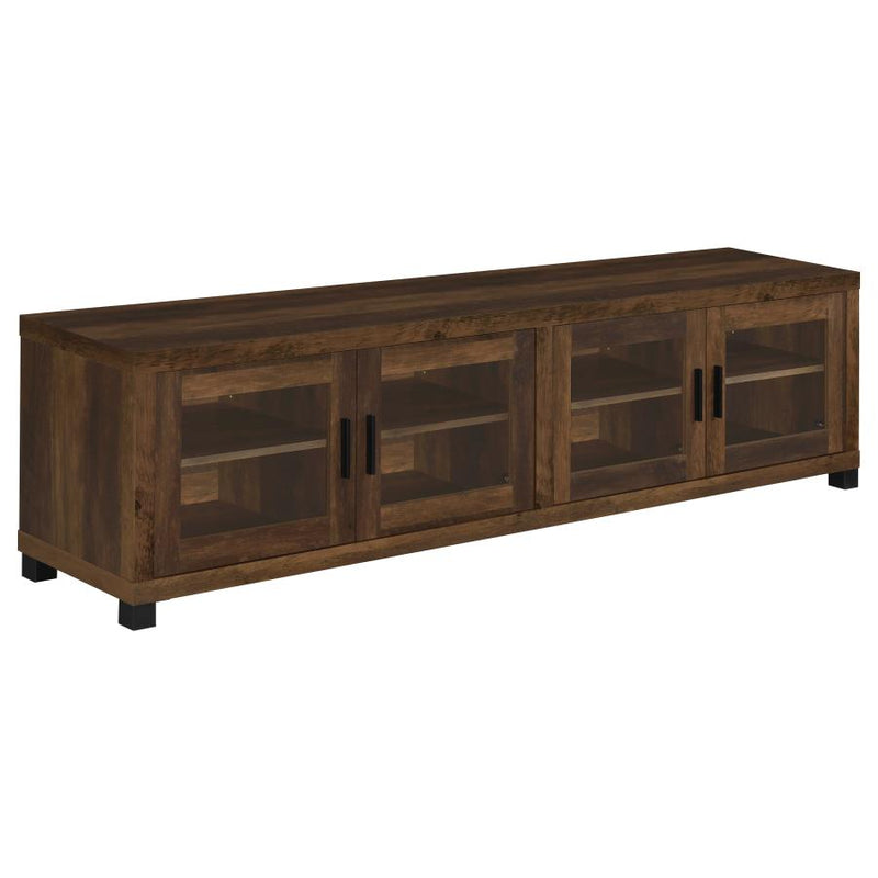 Sachin 3-piece 79-inch TV Entertainment Center Dark Pine-zoom-