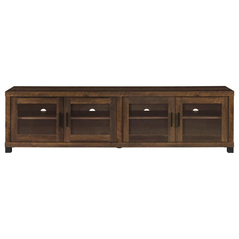 Sachin 3-piece 79-inch TV Entertainment Center Dark Pine-zoom-