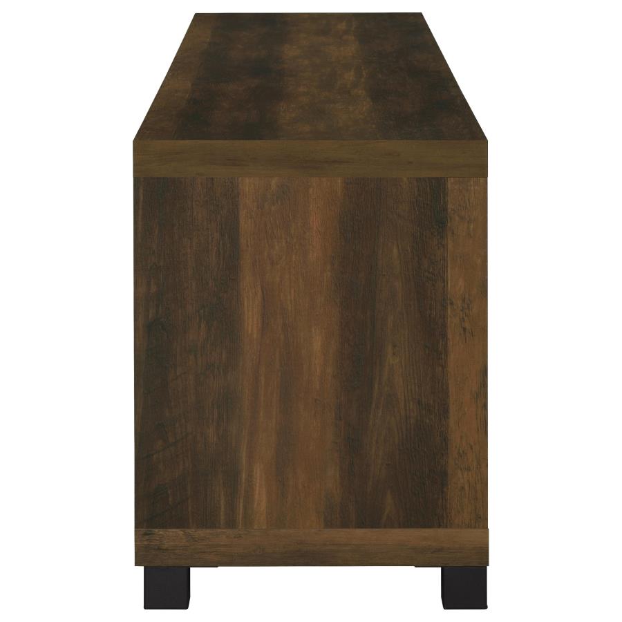 Sachin 3-piece 79-inch TV Entertainment Center Dark Pine-zoom-14