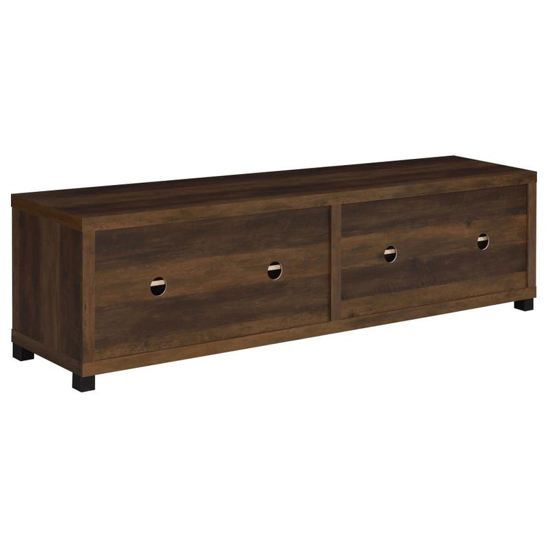 Sachin 3-piece 79-inch TV Entertainment Center Dark Pine-zoom-