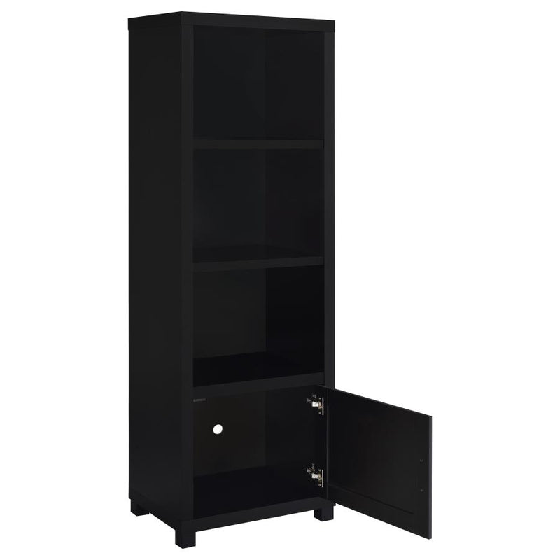 Jupiter 3-piece Entertainment Center 79-inch TV Stand Black-zoom-