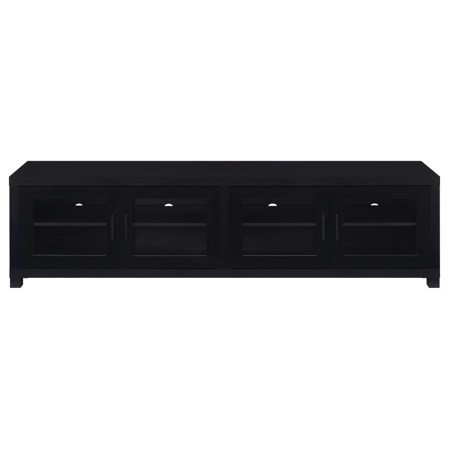 Jupiter 3-piece Entertainment Center 79-inch TV Stand Black-zoom-11