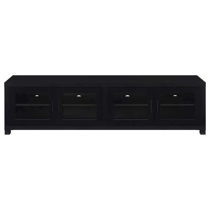 Jupiter 3-piece Entertainment Center 79-inch TV Stand Black-zoom-