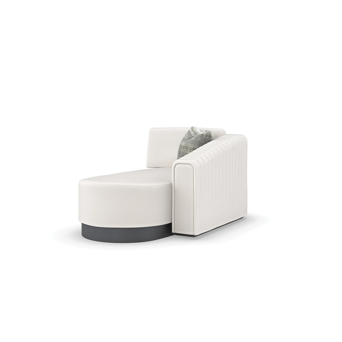 Caracole La Moda Chaise – side view – Lusso Furniture Miami