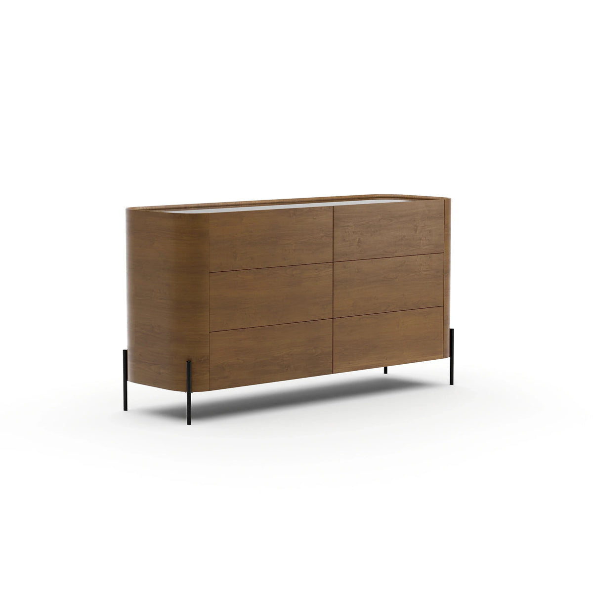 Caracole Atom Dresser – front view – Lusso Furniture Miami